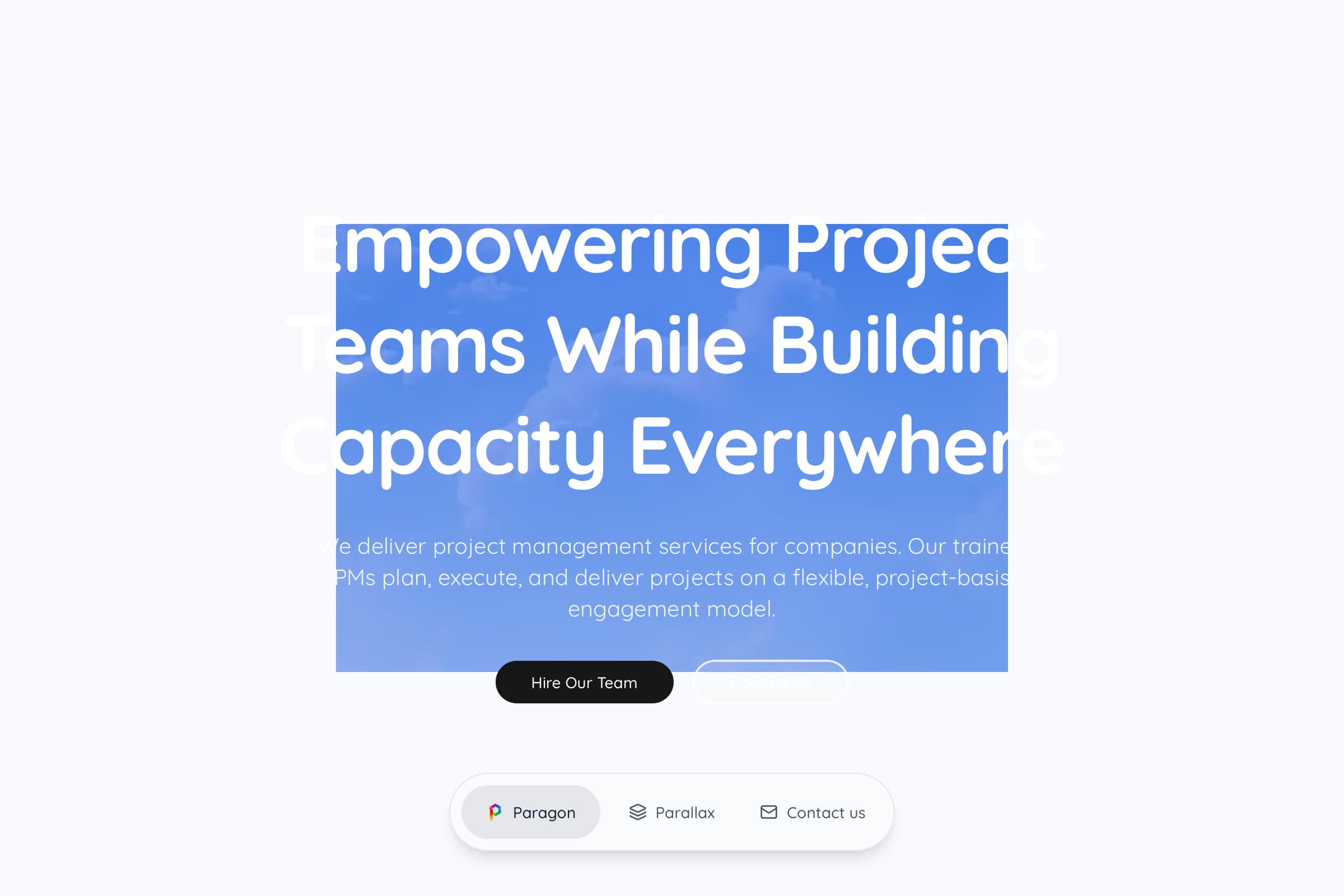 Paragon PMO — project cover